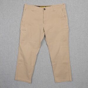 Lee Men's Extreme Comfort Straight Fit Cargo Pants‎ Khaki Tan Size 38x30 Stretch